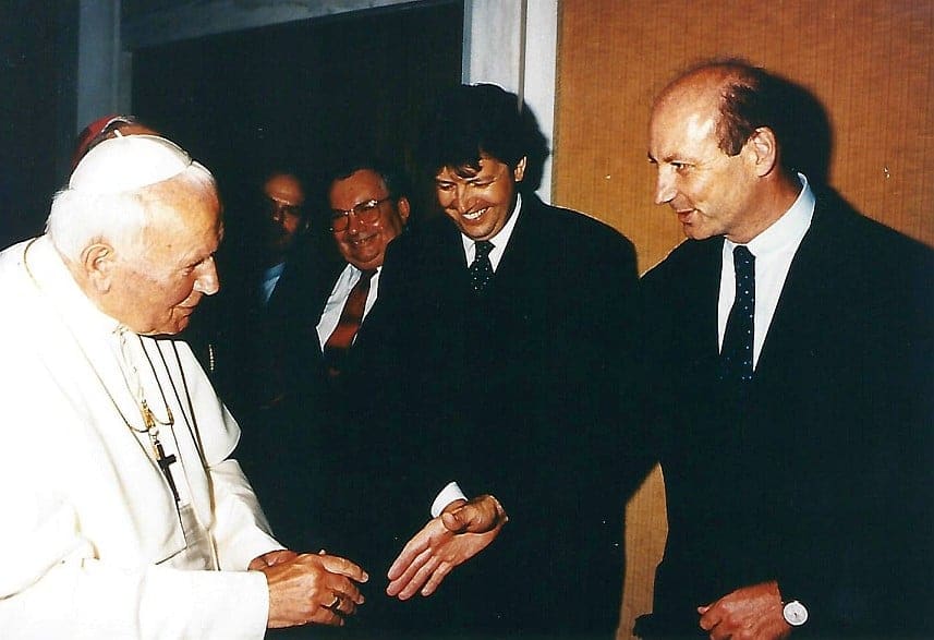Siegbert Metelko - Papst Johannes Paul II - Gerhard Zeiler
