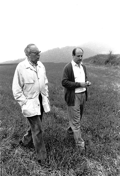 Zoran Music and Siegbert Metelko in Griffen (Carinthia)