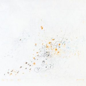 1962: Cortina | Buntstifte auf Papier (31,8 x 40 cm)