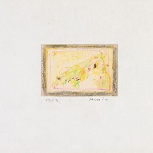 1963: Cortina | Buntstifte auf Papier (13,5 x 20,8 cm)
