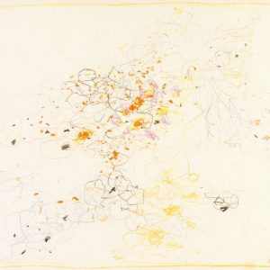 1962: Cortina | Buntstifte auf Papier (24,7 x 34,7 cm)