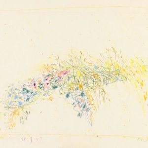 1963: Cortina | Buntstifte auf Papier (24,4 x 33,7 cm)
