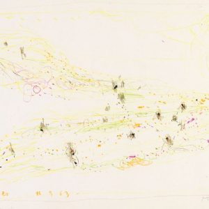 1963: Cortina | Buntstifte auf Papier (24,6 x 34 cm)