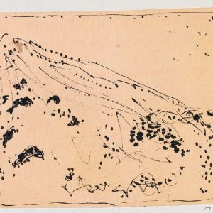 1963: Cortina | Tusche auf Papier (13,4 x 19,5 cm)