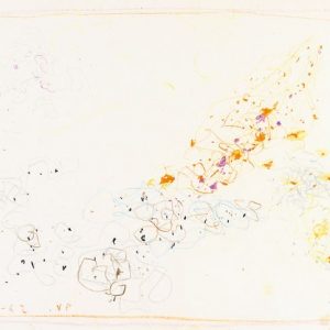 1962: Cortina | Buntstifte auf Papier (24,6 x 34,6 cm)
