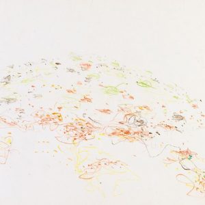1964: Cortina | Buntstifte auf Papier (25 x 34,4 cm)
