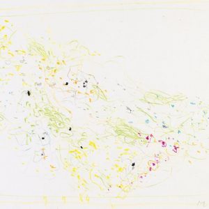 1964: Cortina | Buntstifte auf Papier (24,8 x 34,2 cm)