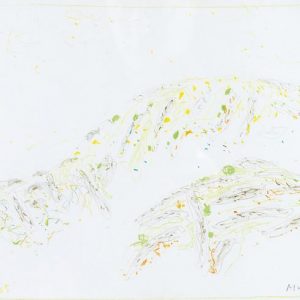 1965: Cortina | Buntstifte auf Papier (24,8 x 35 cm)