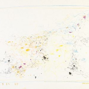 1962: Cortina | Buntstifte auf Papier (24,7 x 34,7 cm)