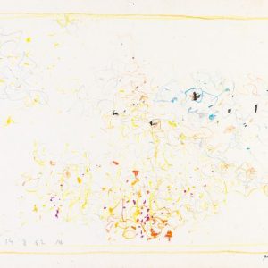 1962: Cortina | Buntstifte auf Papier (24,7 x 34,7 cm)