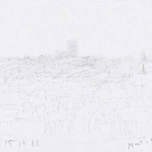 1988: Paris | Bleistift auf Papier (14,8 x 20,9 cm)