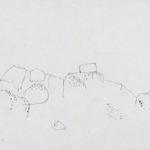 1968: Italienische Landschaften | Bleistift auf Papier (20,8 x 31,3 cm)