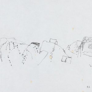 1968: Italienische Landschaften | Bleistift auf Papier (20,9 x 31 cm)