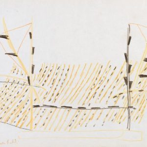 1954: Reti | Buntstifte auf Papier (21 x 27,5 cm)