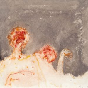 1970: Wir sind nicht die Letzten | Aquarell, Gouache, Pastel und Buntstift auf Papier (56 x 60 cm)