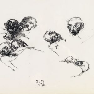 1972: Wir sind nicht die Letzten | Ölpastell auf Papier (28,2 x 38,1 cm)