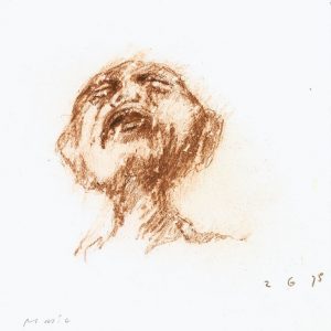 1975: Wir sind nicht die Letzten | Ölpastell auf Papier (27 x 26,3 cm)