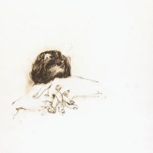 1975: Wir sind nicht die Letzten | Ölpastell auf Papier (21 x 26,8 cm)
