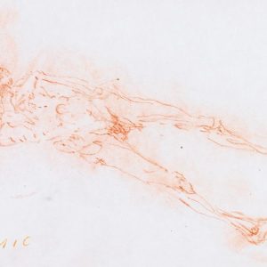 1970: Wir sind nicht die Letzten | Rötelzeichnung auf Papier (14,2 x 21 cm)