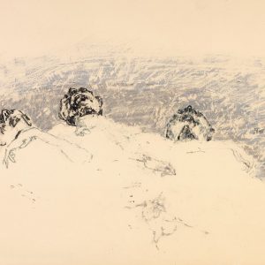1970: Wir sind nicht die Letzten | Ölpastell auf Papier (44 x 63,2 cm)