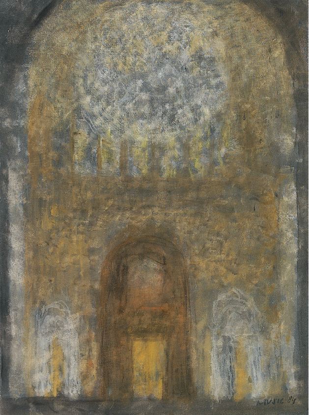 1984: Interieur einer Kathedrale | Öl auf Leinwand (81 x 60 cm)