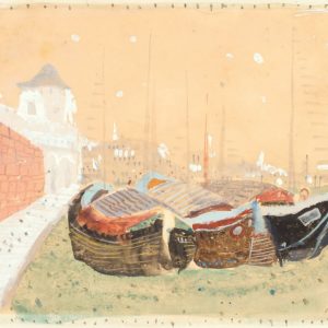 1948: Venezia | Gouache auf Papier (20,9 x 26,7 cm)